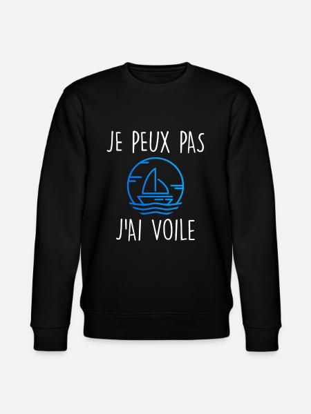 Je peux pas j'ai voile - Sweat bio CHANGER Stanley/Stella Unisexe - noir