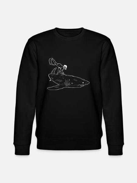 Plongeur de requins - Sweat bio CHANGER Stanley/Stella Unisexe - noir