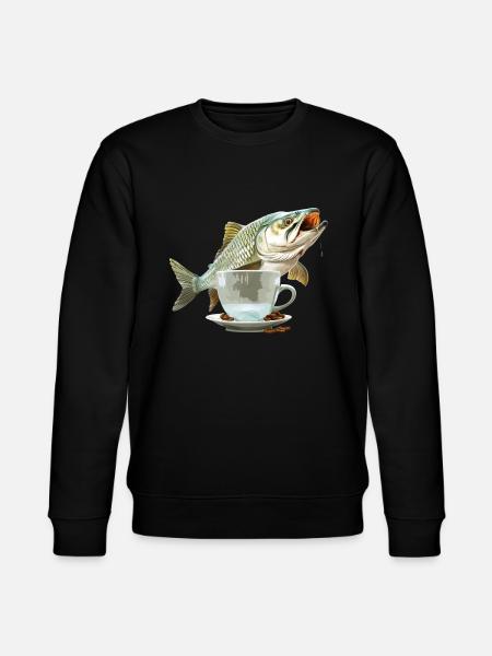 Tarpon Kaffee - Stanley/Stella Unisex Bio-Sweatshirt CHANGER - Schwarz