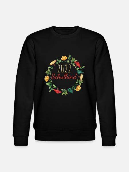 2022 Schulkind Einschulung Schulstart - Stanley/Stella Unisex Bio-Sweatshirt CHANGER  - Schwarz