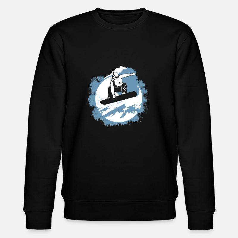 Snowboarding - Stanley/Stella Unisex Bio-Sweatshirt CHANGER  - Schwarz