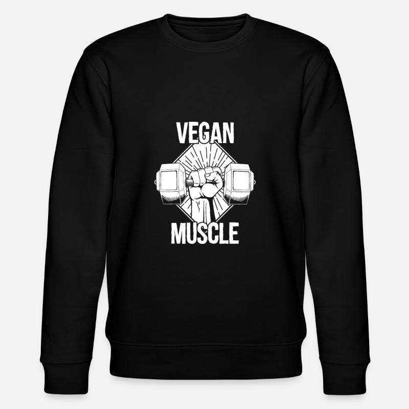 Muskeln - Stanley/Stella Unisex Bio-Sweatshirt CHANGER  - Schwarz