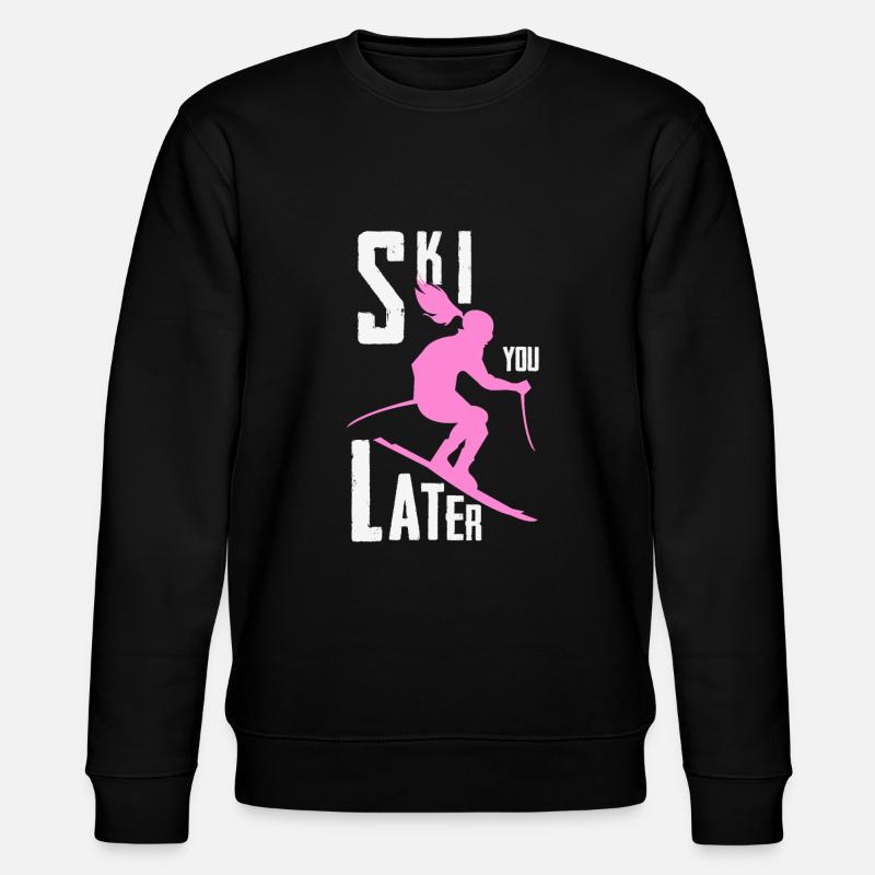 te skie plus tard - Sweat bio CHANGER Stanley/Stella Unisexe - noir