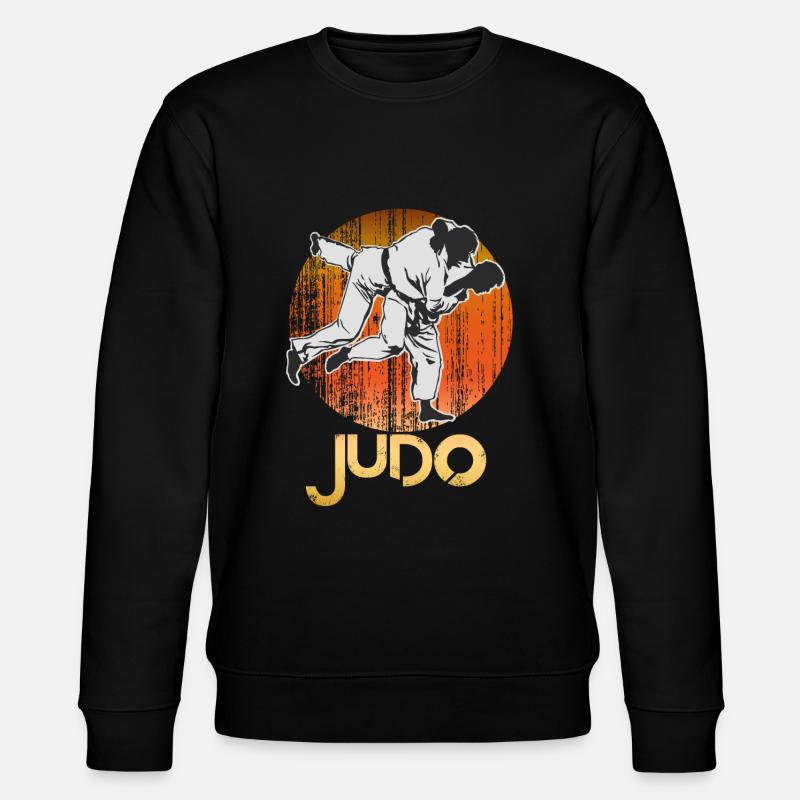judo grafik - Stanley/Stella Unisex Bio-Sweatshirt CHANGER  - Schwarz