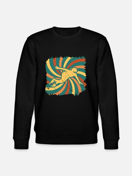 Speed skating retro - Stanley/Stella CHANGER Unisex Organic Sweatshirt - black