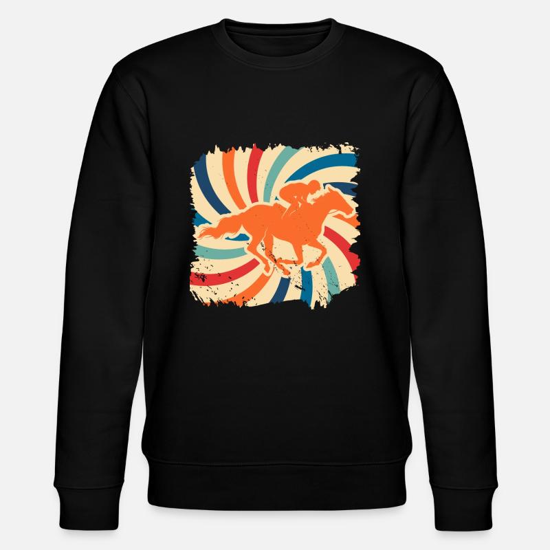 chevaux - Sweat bio CHANGER Stanley/Stella Unisexe - noir