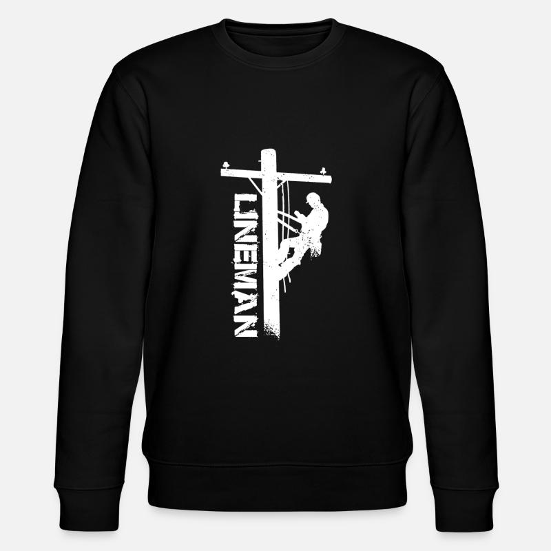 Lineman-Shirt - Stanley/Stella Unisex Bio-Sweatshirt CHANGER  - Schwarz