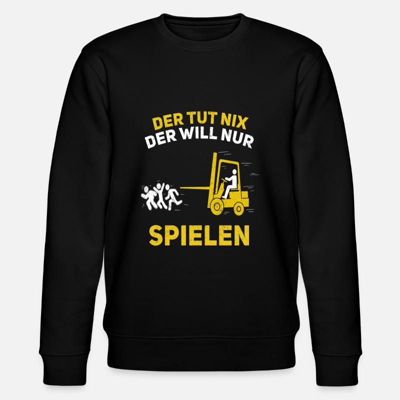 Staplerfahrer Lagerist Gabelstaplerfahrer - Stanley/Stella Unisex Bio-Sweatshirt CHANGER - Schwarz