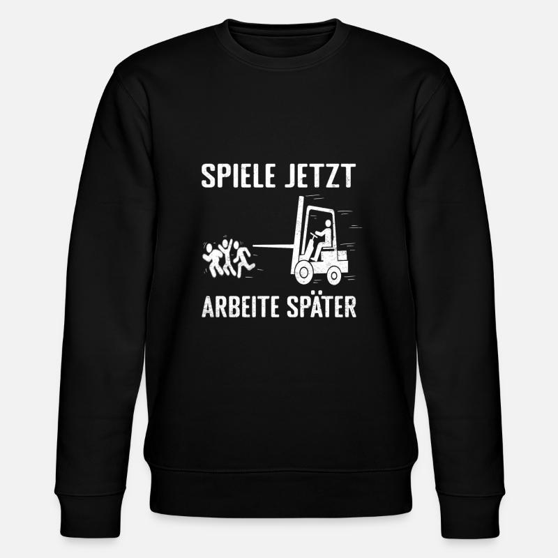 Staplerfahrer Lagerist Gabelstaplerfahrer - Stanley/Stella Unisex Bio-Sweatshirt CHANGER - Schwarz