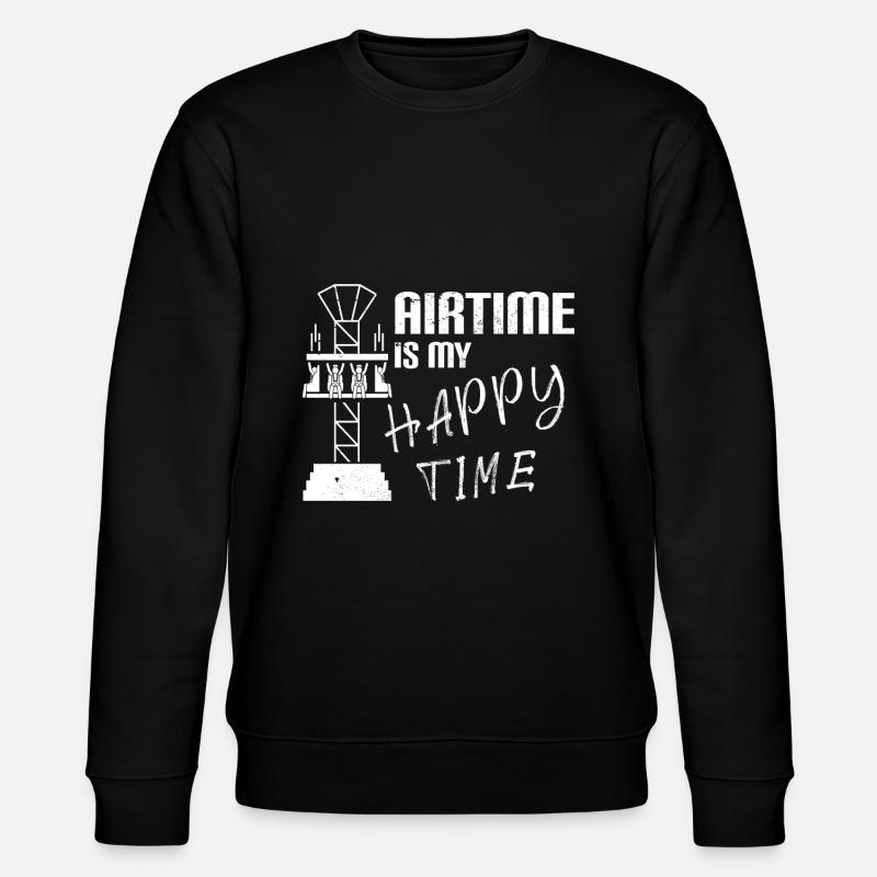 Rollercoaster Amusement Park Rollercoaster - Stanley/Stella CHANGER Unisex Organic Sweatshirt - black