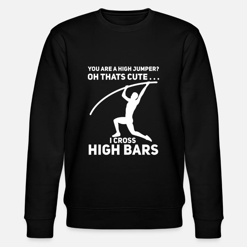 Pole vault - Stanley/Stella CHANGER Unisex Organic Sweatshirt - black