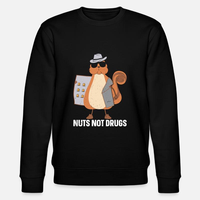 Squirrel Shadow - Stanley/Stella Unisex Bio-Sweatshirt CHANGER - Schwarz
