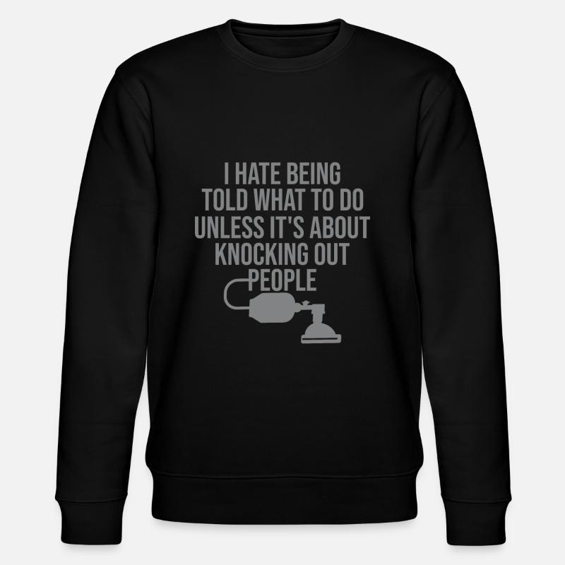 Enseignant pour bibliothécaire - Sweat bio CHANGER Stanley/Stella Unisexe - noir
