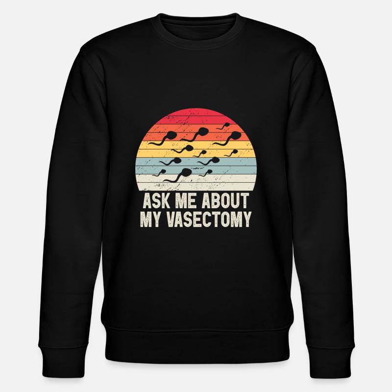 Vasectomy - Stanley/Stella CHANGER Unisex Organic Sweatshirt - black