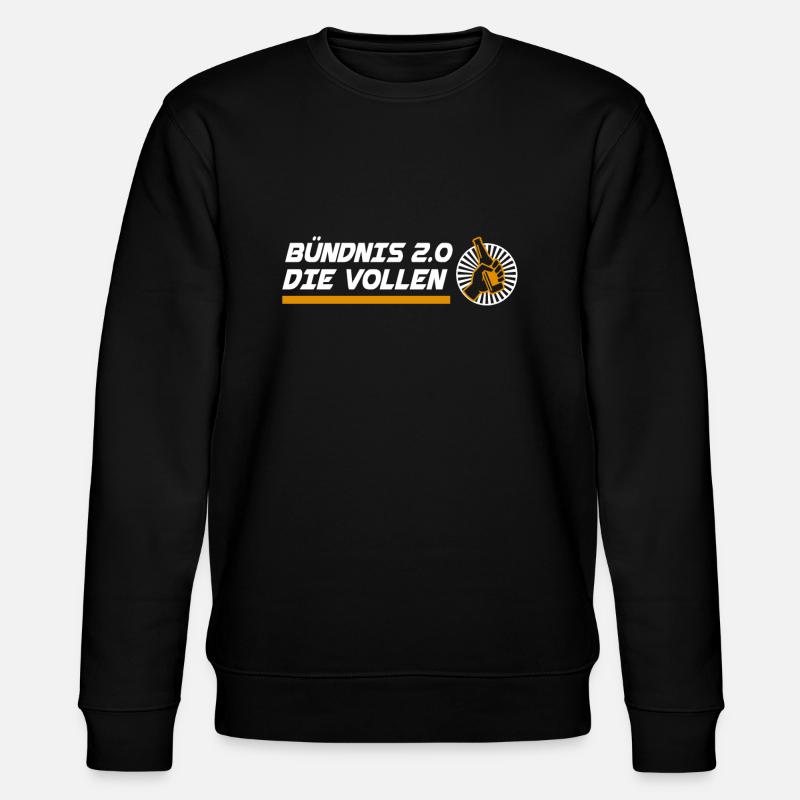 Biertrinker Bier - Stanley/Stella Unisex Bio-Sweatshirt CHANGER  - Schwarz
