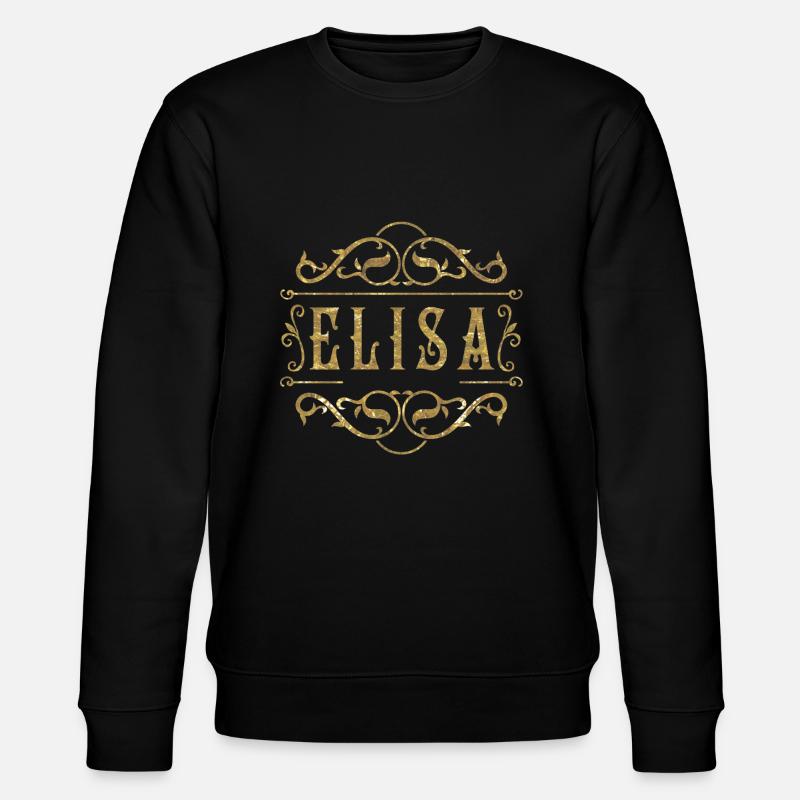 Elisa gold - Stanley/Stella Unisex Bio-Sweatshirt CHANGER  - Schwarz