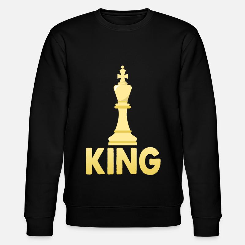 Schach King - Stanley/Stella Unisex Bio-Sweatshirt CHANGER - Schwarz