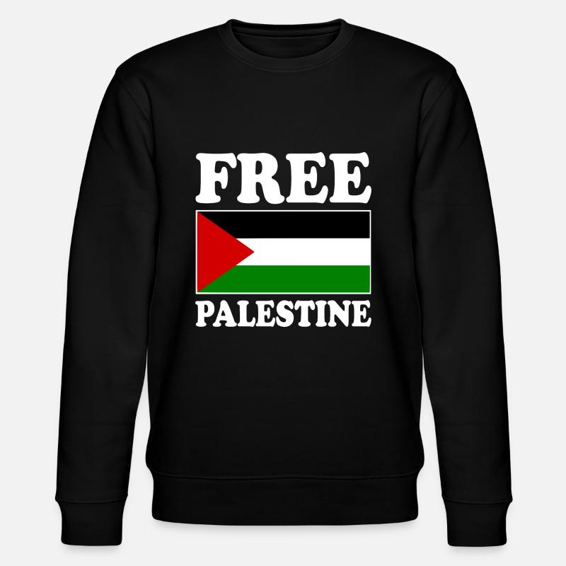 Free palestine - Stanley/Stella Unisex Bio-Sweatshirt CHANGER  - Schwarz
