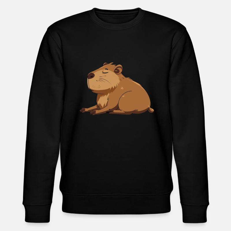 Wasserschwein - Stanley/Stella Unisex Bio-Sweatshirt CHANGER  - Schwarz
