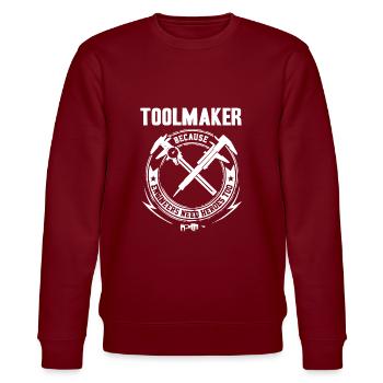 Outillage Machiniste - Sweat bio CHANGER Stanley/Stella Unisexe - bordeaux - Devant - Nik (191cm) & Marisol (170cm)