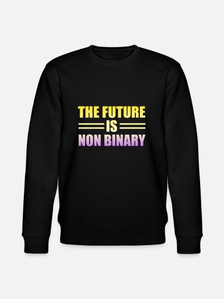 Nonbinary Pride design - Stanley/Stella CHANGER Unisex Organic Sweatshirt - black