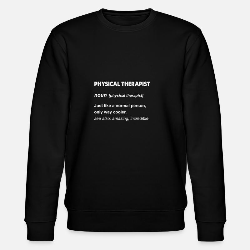 Physiotherapeut Geschenkdesign - Stanley/Stella Unisex Bio-Sweatshirt CHANGER  - Schwarz