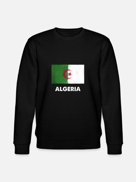 Algeria Flag design | Algerian design - Stanley/Stella CHANGER Unisex Organic Sweatshirt - black