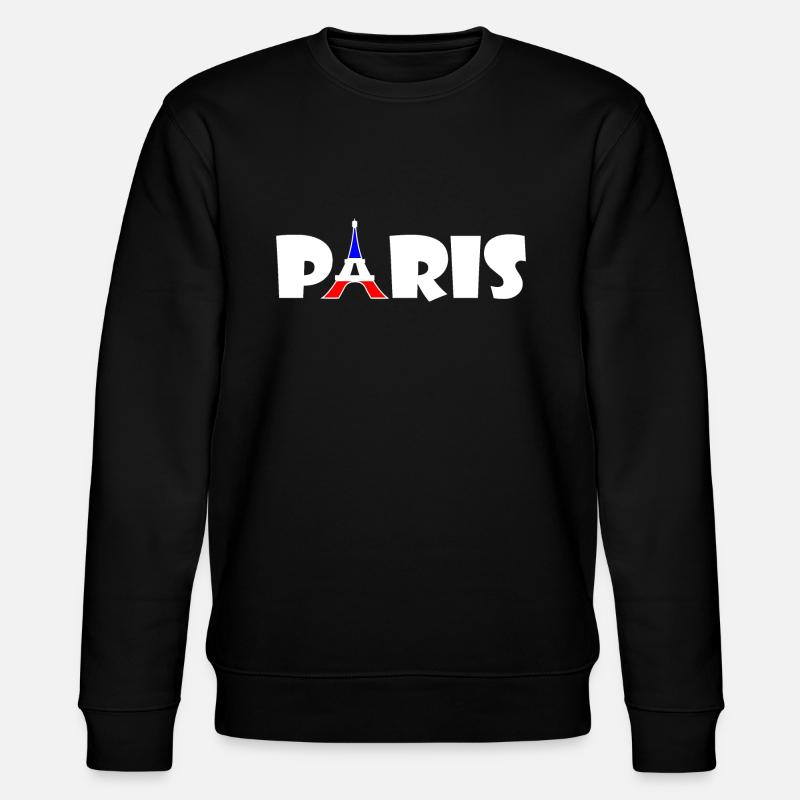 Paris - Stanley/Stella Unisex Bio-Sweatshirt CHANGER  - Schwarz