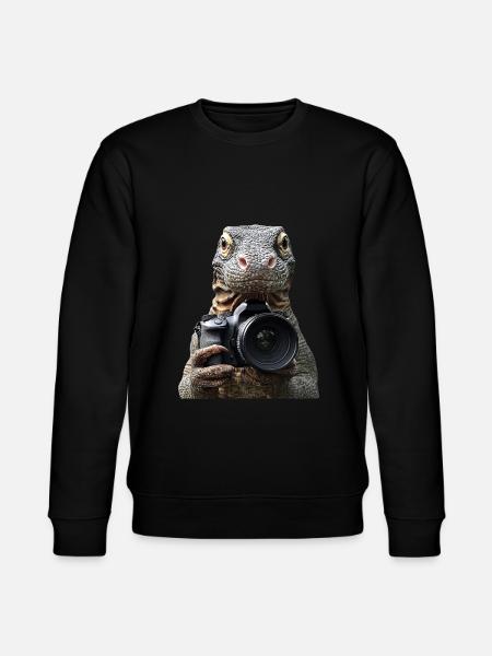 Komodowaran - Stanley/Stella Unisex Bio-Sweatshirt CHANGER - Schwarz
