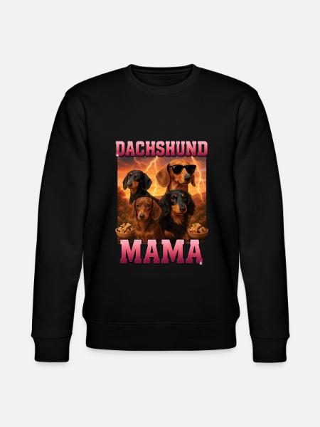 Dackel - Stanley/Stella Unisex Bio-Sweatshirt CHANGER - Schwarz