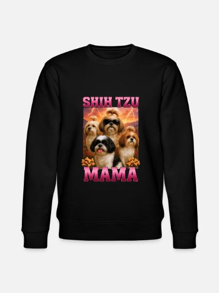 Shih Tzu - Stanley/Stella Unisex Bio-Sweatshirt CHANGER - Schwarz