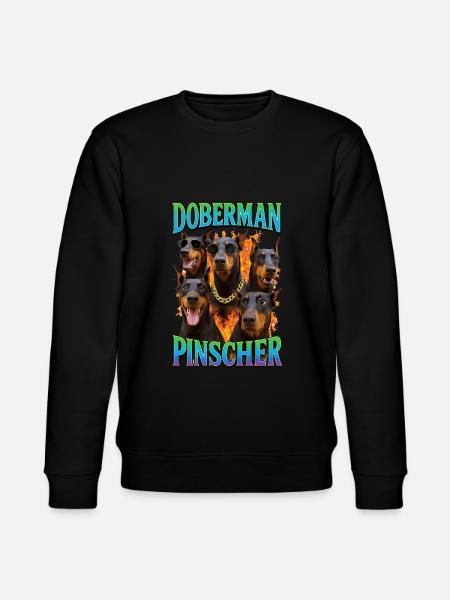 Dobermann - Stanley/Stella Unisex Bio-Sweatshirt CHANGER - Schwarz