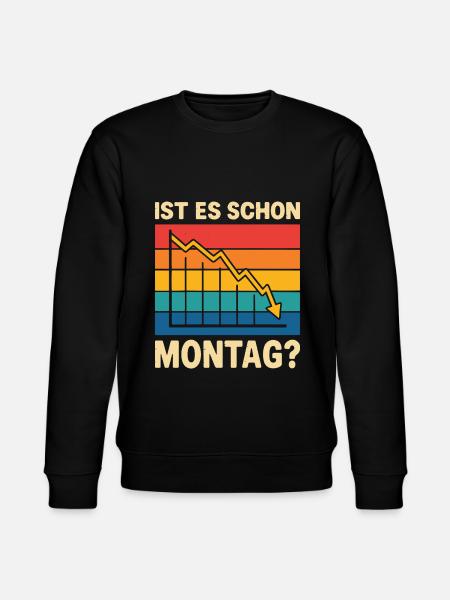 Shares Pension Dividend Stock Exchange - Stanley/Stella CHANGER Unisex Organic Sweatshirt - black