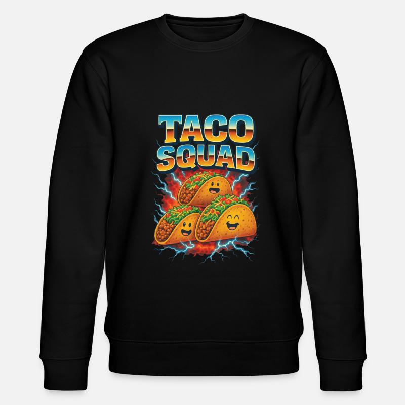 Tacos - Stanley/Stella Unisex Bio-Sweatshirt CHANGER  - Schwarz