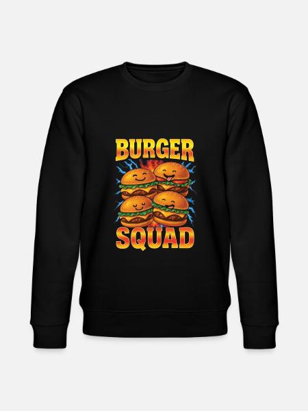 Burger - Stanley/Stella CHANGER Unisex Organic Sweatshirt - black