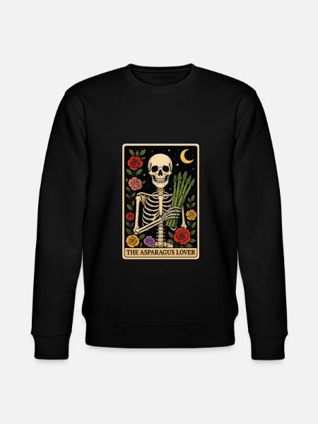 Asparagus Tarot - Stanley/Stella CHANGER Unisex Organic Sweatshirt - black