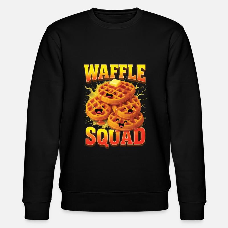 Waffles - Stanley/Stella CHANGER Unisex Organic Sweatshirt - black
