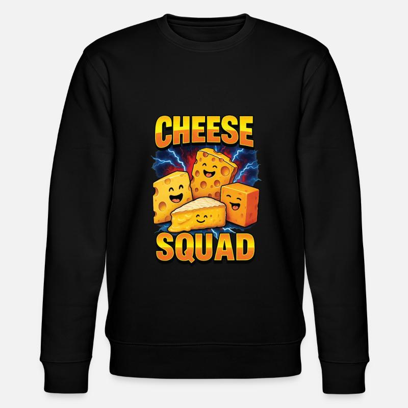 Käse - Stanley/Stella Unisex Bio-Sweatshirt CHANGER  - Schwarz