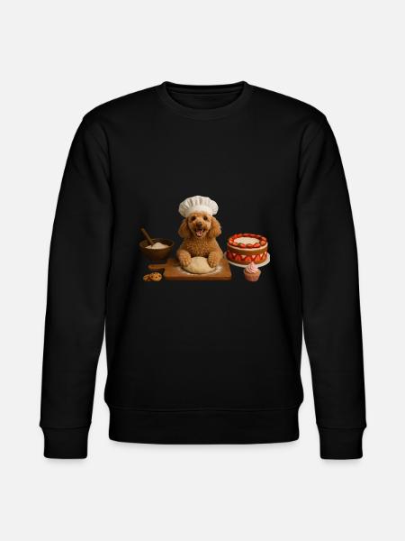 Caniche Gâteau Cuisson Biscuits - Sweat bio CHANGER Stanley/Stella Unisexe - noir