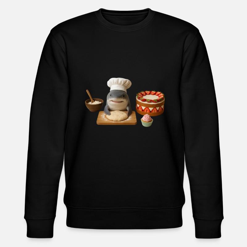 Shark Baking Cake Bread - Sweat bio CHANGER Stanley/Stella Unisexe - noir