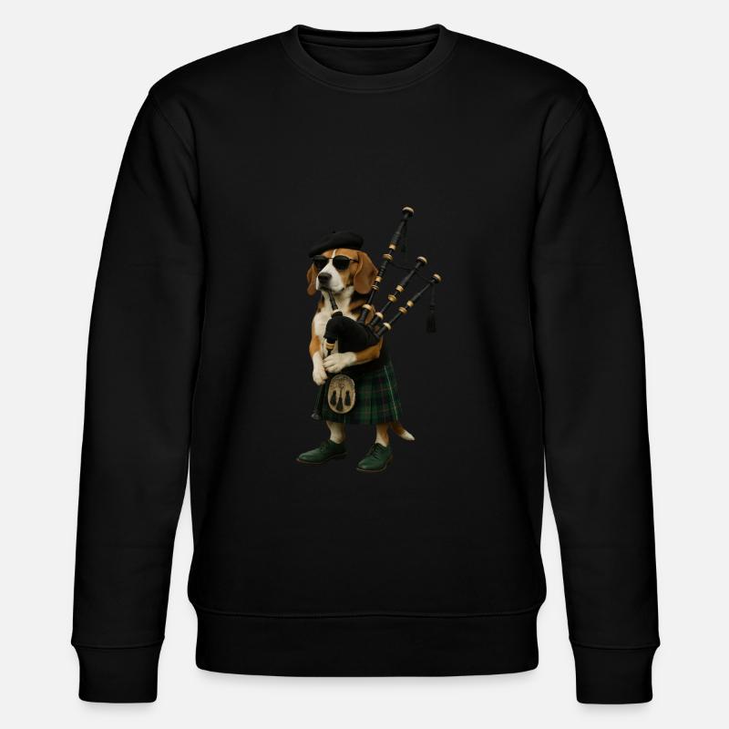 Cornemuse Beagle - Sweat bio CHANGER Stanley/Stella Unisexe - noir