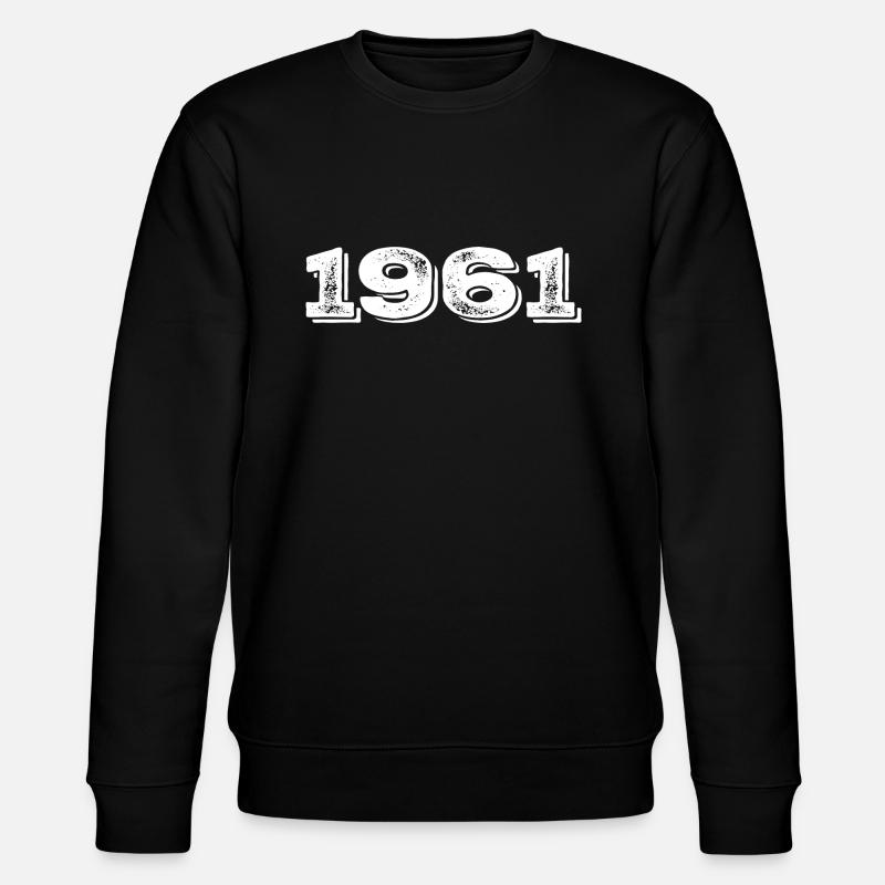 Geburtstagsgeschenk 1961 - 1961 - Stanley/Stella Unisex Bio-Sweatshirt CHANGER  - Schwarz