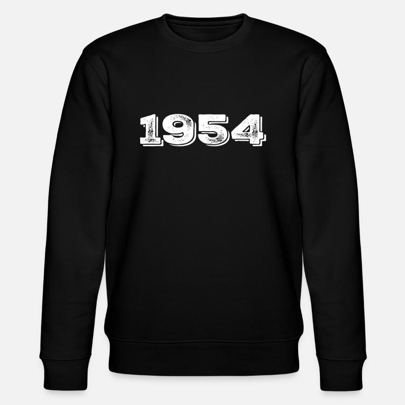 Birthday Gift 1954 - 1954 - Stanley/Stella CHANGER Unisex Organic Sweatshirt - black
