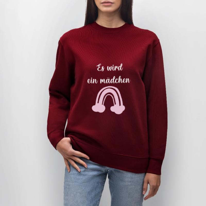 Es wird ein Mädchen! Stanley/Stella Unisex Bio-Sweatshirt CHANGER 