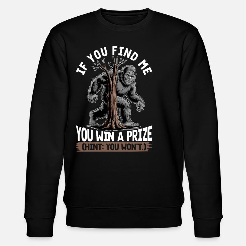 Bigfoot Sasquatch - Sweat bio CHANGER Stanley/Stella Unisexe - noir