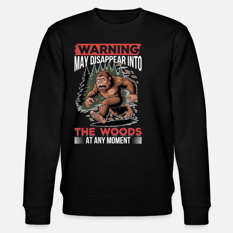 Bigfoot Sasquatch - Sweat bio CHANGER Stanley/Stella Unisexe - noir