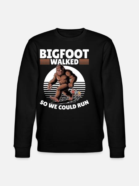 Bigfoot Sasquatch - Stanley/Stella CHANGER Unisex Organic Sweatshirt - black