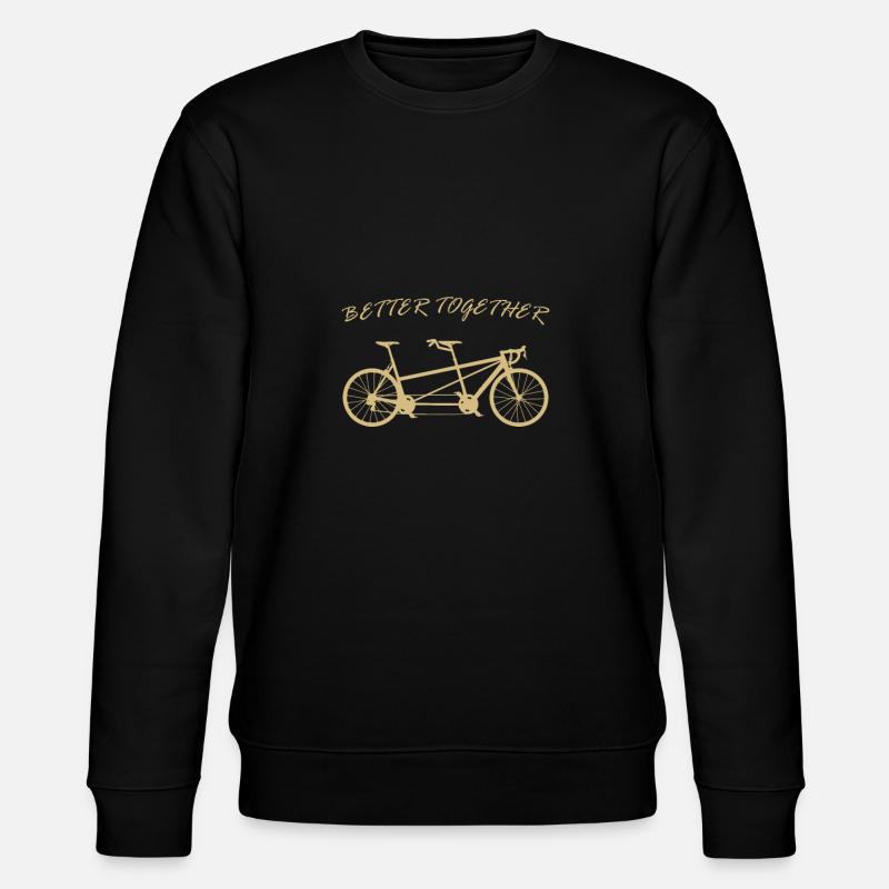 Vélo Tandem Better Together - Sweat bio CHANGER Stanley/Stella Unisexe - noir