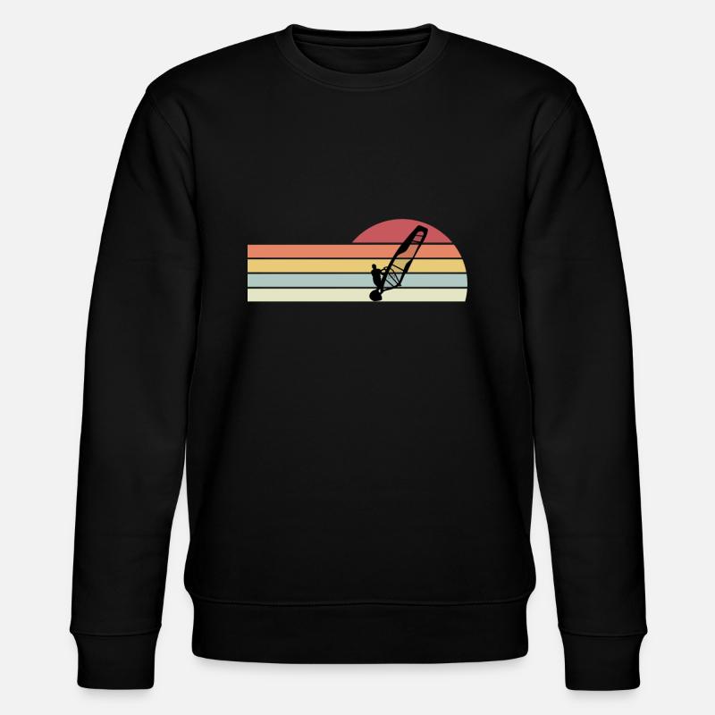 Windsurfing Windsurfers - Stanley/Stella CHANGER Unisex Organic Sweatshirt - black