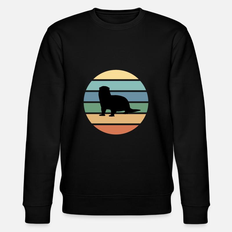 Otter - Stanley/Stella Unisex Bio-Sweatshirt CHANGER  - Schwarz